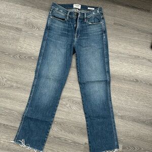 Frame Le High Straight Jean, Size 27